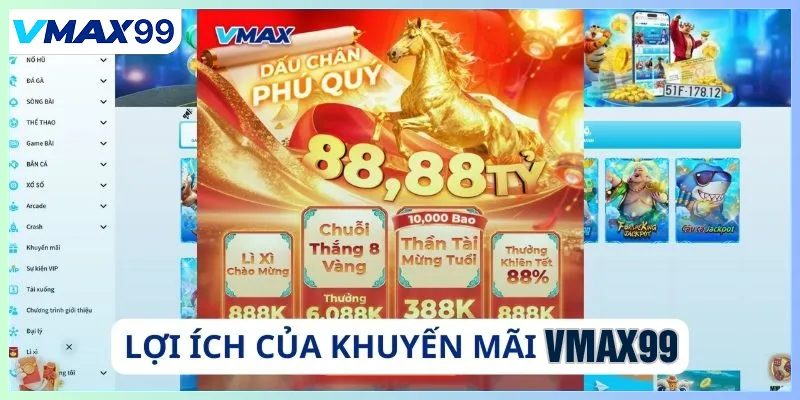 Lợi ích của khuyến mãi Vmax99
